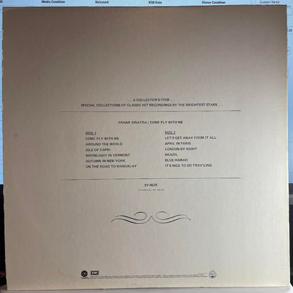 Frank Sinatra - Come Fly With Me (VINYL) | Very Good Plus (VG+) Excellent+ (EX+)