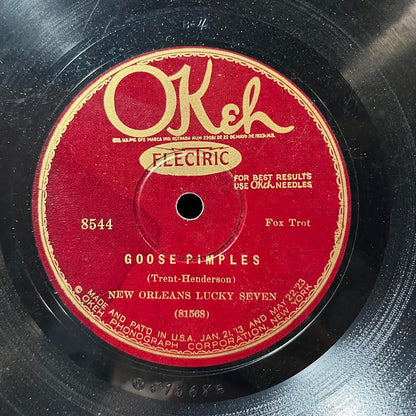 New Orleans Lucky Seven - Royal Garden Blues / Goose Pimples (10" 78RPM) | Very Good (VG) Generic