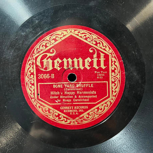 Hitch's Happy Harmonists - Wash Board Blues / Bone Yard Shuffle (10" 78RPM) | Very Good (VG) Generic