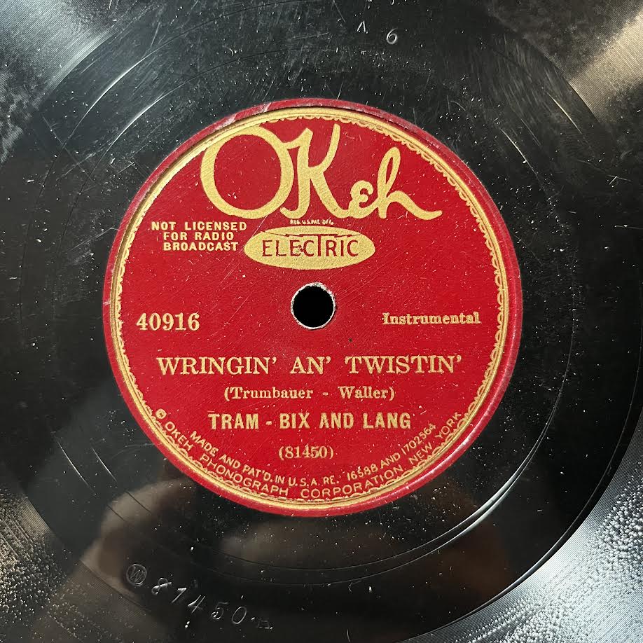 Bix Beiderbecke - In A Mist / Wringin' An' Twistin' (10" 78RPM) | Very Good (VG) Generic