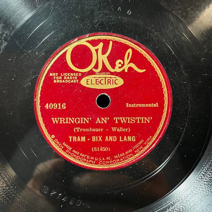 Bix Beiderbecke - In A Mist / Wringin' An' Twistin' (10" 78RPM) | Very Good (VG) Generic