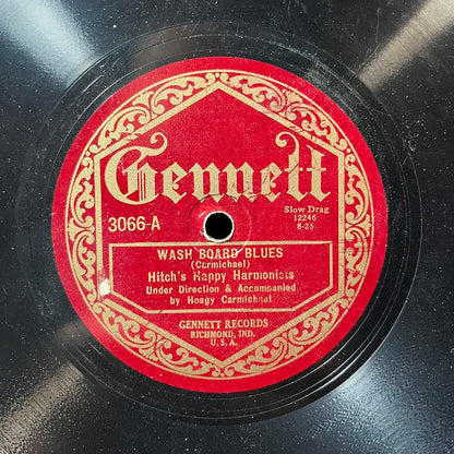 Hitch's Happy Harmonists - Wash Board Blues / Bone Yard Shuffle (10" 78RPM) | Very Good (VG) Generic