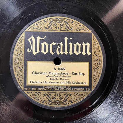 Fletcher Henderson And His Orchestra - Clarinet Marmalade / Hot Mustard (10" 78RPM) | Very Good (VG) Generic
