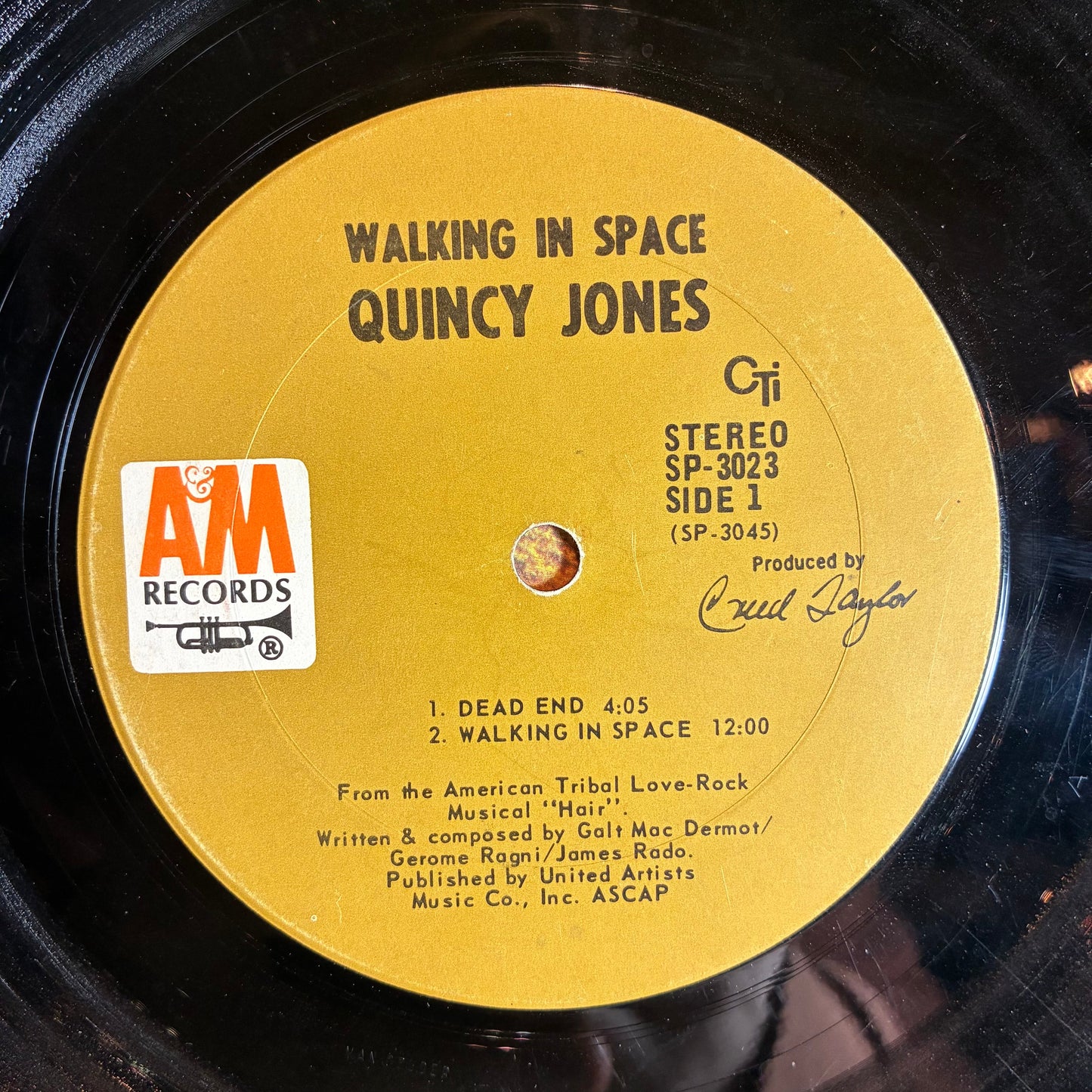 Walking In Space (VINYL) | Very Good (VG) Very Good (VG)