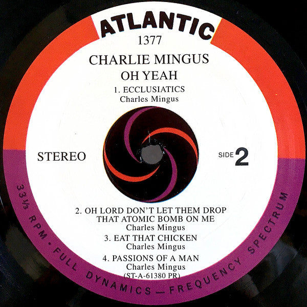 Charles Mingus Oh Yeah LP Mint (M) Mint (M)