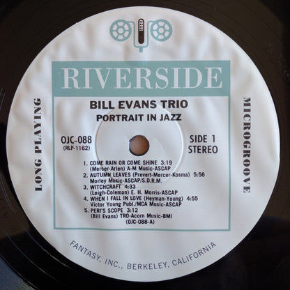 The Bill Evans Trio - Portrait In Jazz (VINYL) | Mint (M) Mint (M)