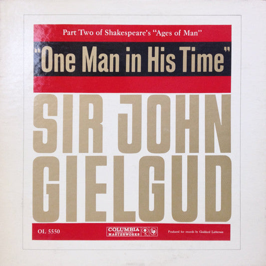 "One Man In His Time" - Part Two Of Shakespeare's "Ages Of Man" | Near Mint (NM) Near Mint (NM)