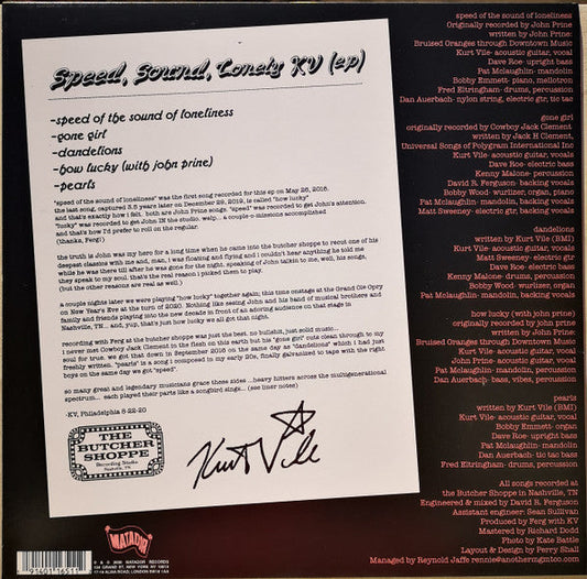 Speed, Sound, Lonely KV (ep) | Mint (M) Mint (M)