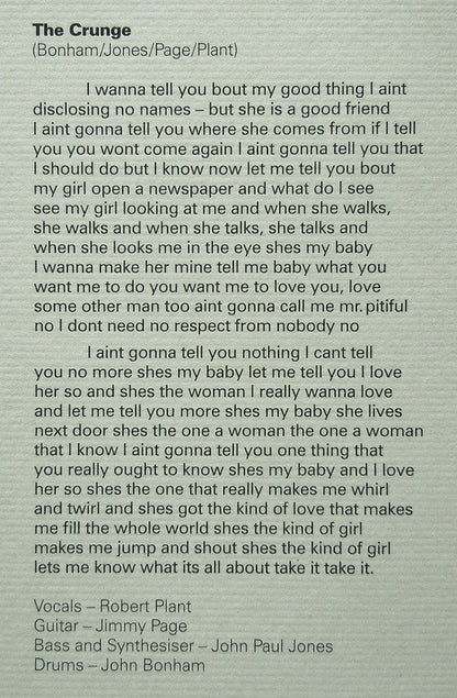 Houses Of The Holy | Mint (M) Mint (M)