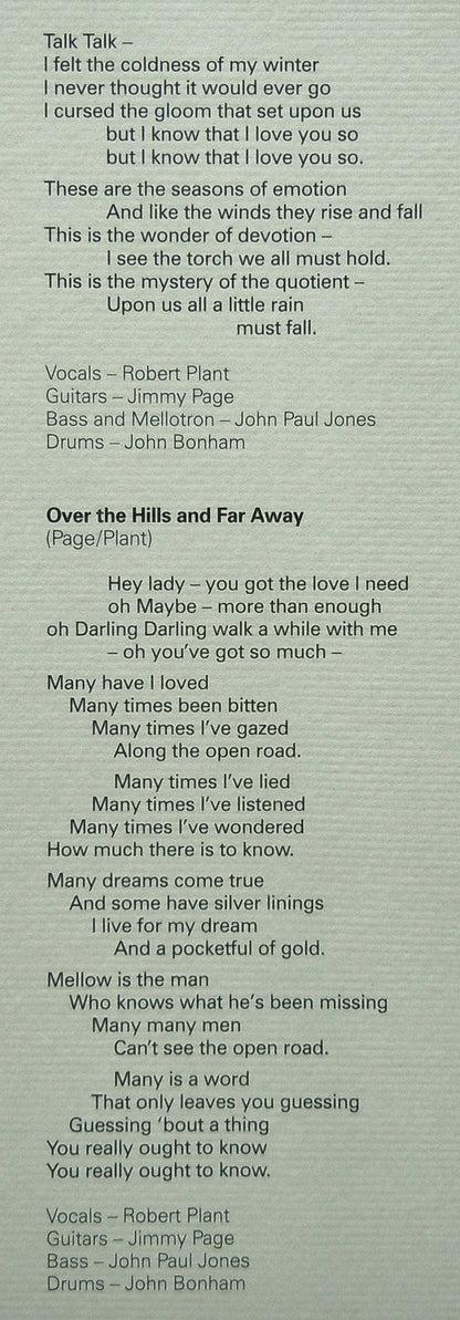 Houses Of The Holy | Mint (M) Mint (M)