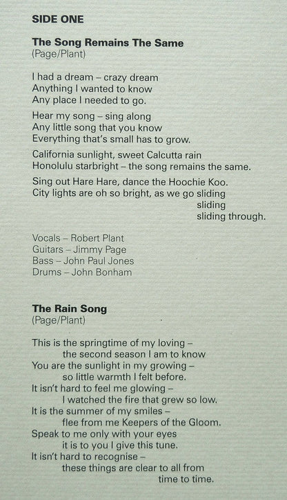 Houses Of The Holy | Mint (M) Mint (M)