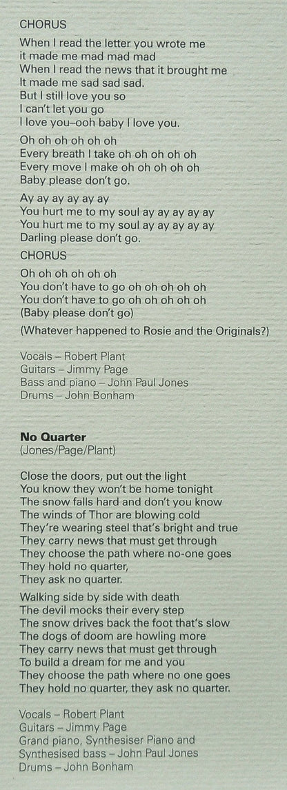 Houses Of The Holy | Mint (M) Mint (M)