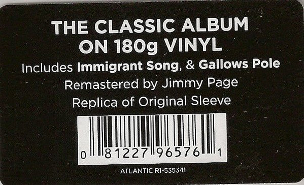 Led Zeppelin III | Mint (M) Mint (M)