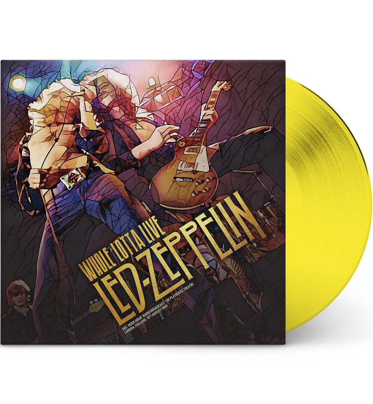 Led Zeppelin - Whole Lotta Live: The Playhouse Theatre, London, England- August 10th, 1969 (Limited Edition, Yellow Colored Vinyl) [Import] | Mint (M) Mint (M)