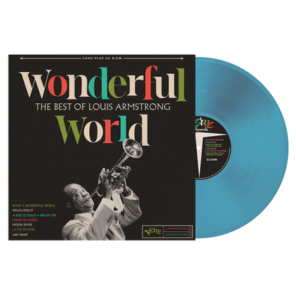 Louis Armstrong - Wonderful World: The Best Of Louis Armstrong (Limited Edition, Blue Vinyl) |