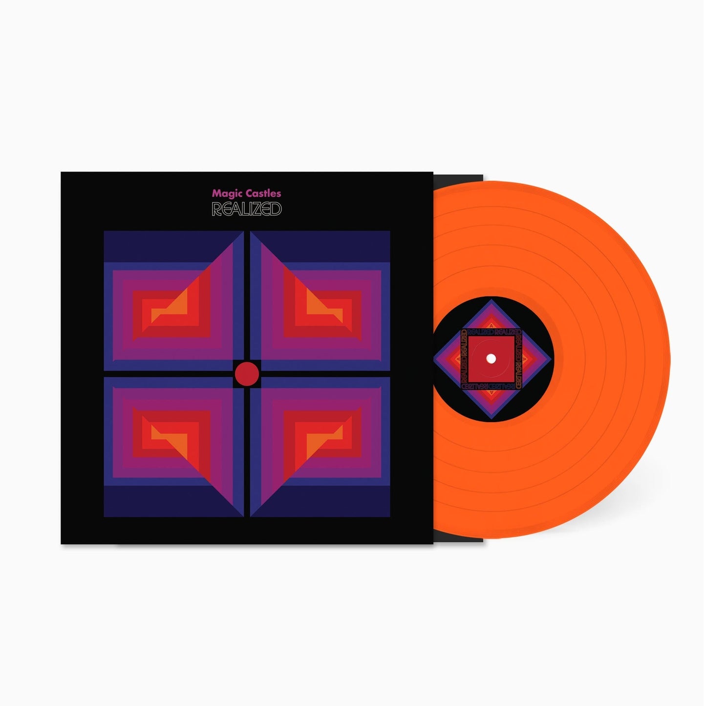 MAGIC CASTLES - Realized (NEON ORANGE VINYL) | Mint (M) Mint (M)