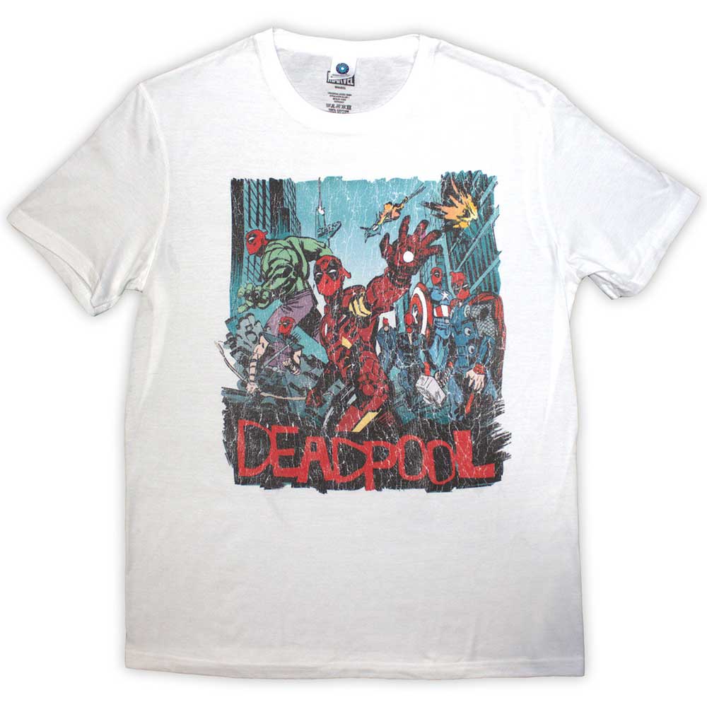 Marvel Comics - Deadpool Hero Scene Vintage |