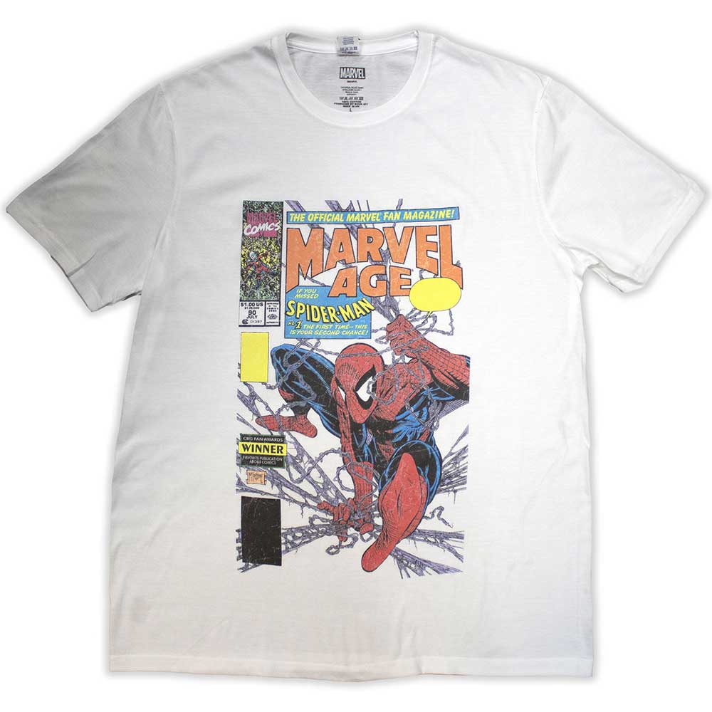 Spider-Man Marvel Age Comic Cover Vintage |