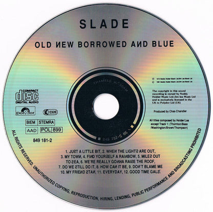 Slade - Old New Borrowed And Blue (IMPORT CD) | Near Mint (NM) Excellent (EX)