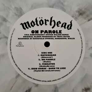 MOTORHEAD - On Parole Steven Wilson Remix (RSD 2026 BLACK & WHITE MARBLED VINYL) | Mint (M) Mint (M)