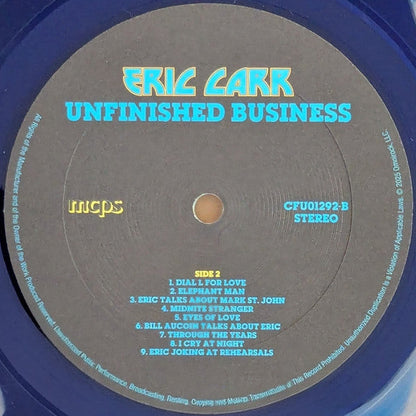 Eric Carr - Unfinished Business (LIQUID FILLED BLUE VINYL) |