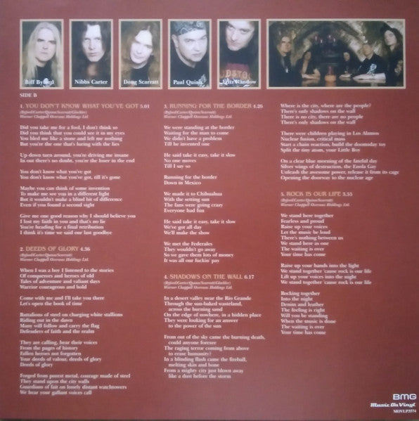 Saxon - Killing Ground (COLOR VINYL) | Mint (M) Mint (M)