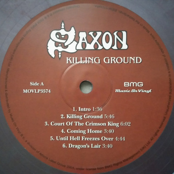 Saxon - Killing Ground (COLOR VINYL) | Mint (M) Mint (M)