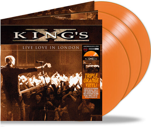 King's X - Live Love in London (ORANGE VINYL) | Mint (M) Mint (M)