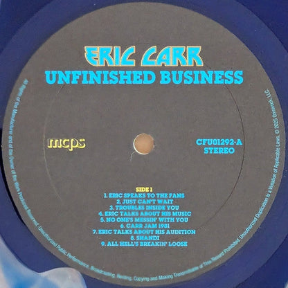Eric Carr - Unfinished Business (LIQUID FILLED BLUE VINYL) |