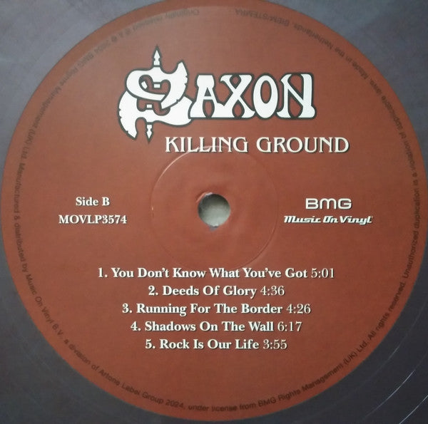 Saxon - Killing Ground (COLOR VINYL) | Mint (M) Mint (M)