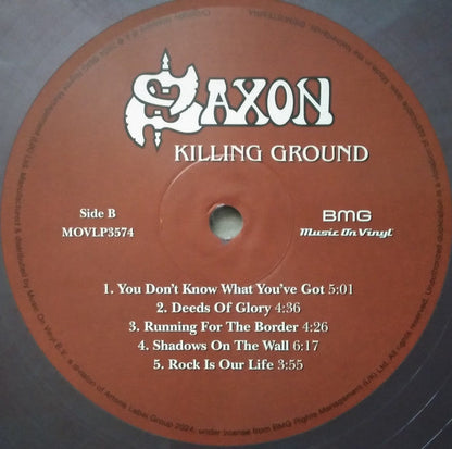 Saxon - Killing Ground (COLOR VINYL) | Mint (M) Mint (M)