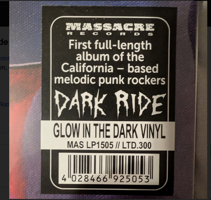 Dark Ride - (PRESALE 6/5/26) Blade Manor (WHITE/GREEN & GLOW IN THE DARK VINYL) | Mint (M) Mint (M)
