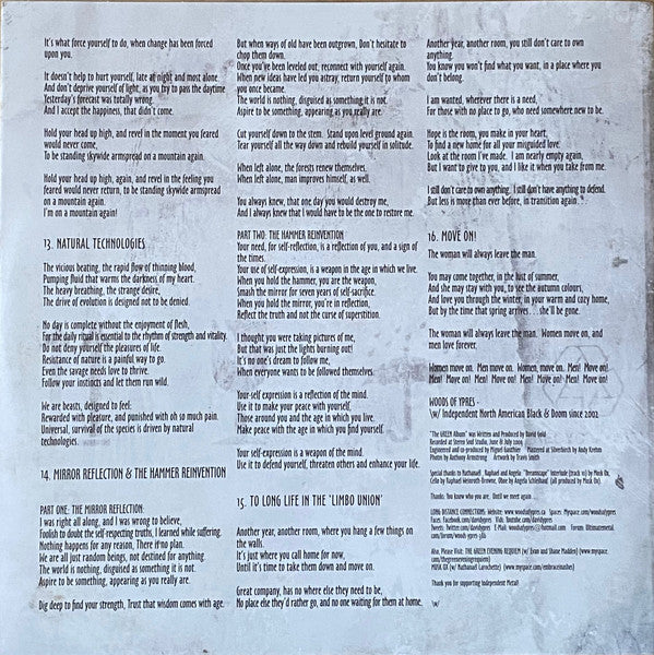 Woods Of Ypres - Woods 4: The Green Album (VINYL) |