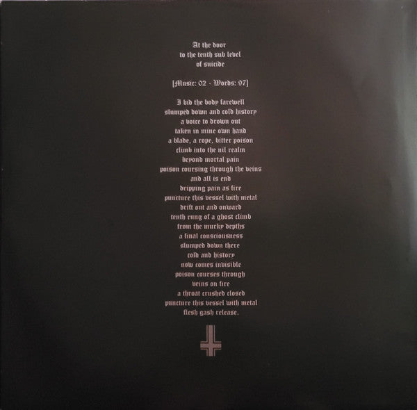 The Tenth Sub Level Of Suicide (2xVINYL) | Mint (M) Mint (M)