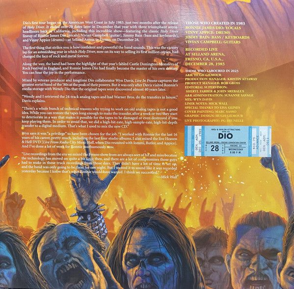 Dio (2) - Live In Fresno 1983 (2xVINYL) | Mint (M) Mint (M)