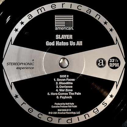 Slayer - God Hates Us All (VINYL) | Mint (M) Mint (M)