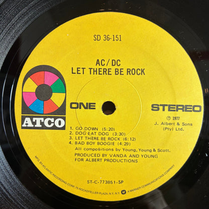 AC/DC - Let There Be Rock (VINYL) | Excellent+ (EX+) Very Good Plus (VG+)