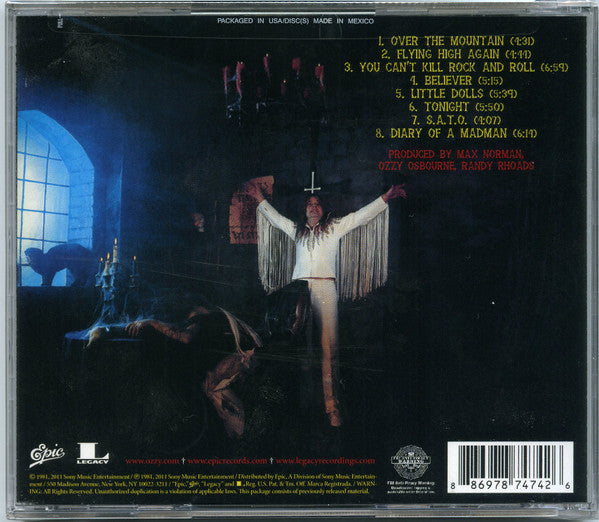 Ozzy Osbourne - Diary Of A Madman (CD) | Excellent+ (EX+) Excellent (EX)