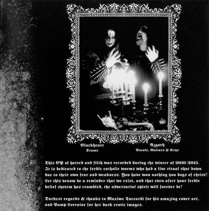 Drowning The Light - The Patron Saint Of Filth & Mold (7") | Excellent+ (EX+) Near Mint (NM)
