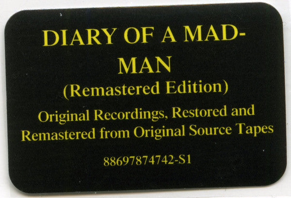 Ozzy Osbourne - Diary Of A Madman (CD) | Excellent+ (EX+) Excellent (EX)