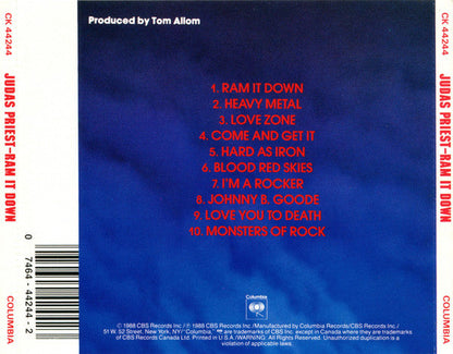 Judas Priest - Ram It Down (CD) | Excellent (EX)