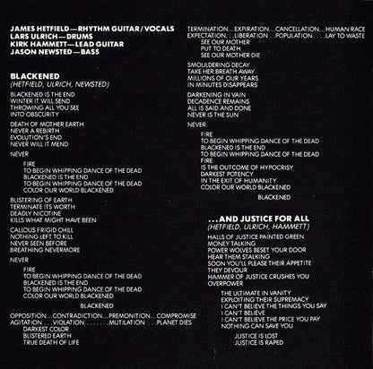 Metallica - ...And Justice For All (CD) | Excellent (EX)