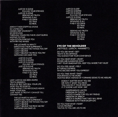 Metallica - ...And Justice For All (CD) | Excellent (EX)