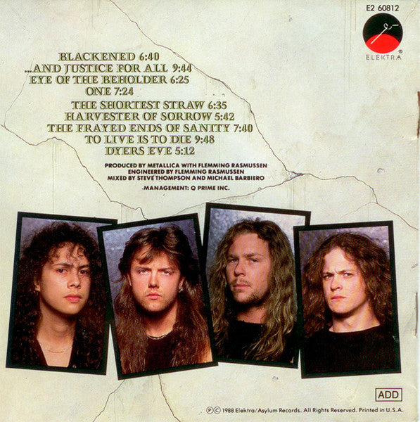 Metallica - ...And Justice For All (CD) | Excellent (EX)