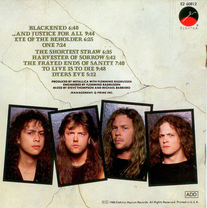 Metallica - ...And Justice For All (CD) | Excellent (EX)