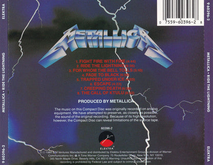 Metallica - Ride The Lightning (CD) | Excellent (EX)