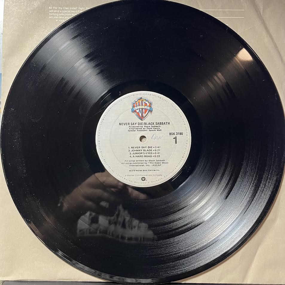 Never Say Die! (VINYL) | Excellent (EX)