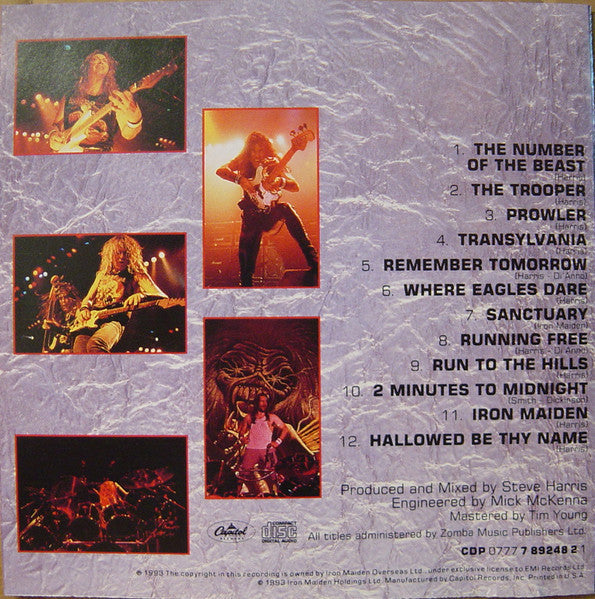 Iron Maiden - A Real Dead One | Excellent (EX)
