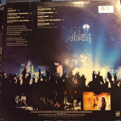 Iron Maiden - Iron Maiden (VINYL) | Excellent (EX) Excellent (EX)