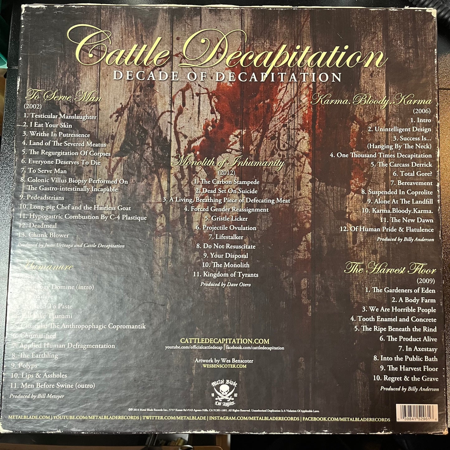 Decade Of Decapitation (COLOR VINYL BOX SET) | Excellent (EX) Excellent (EX)